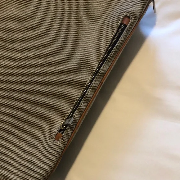 Jack Spade NYC Gray and Brown Laptop Men's Bag - Picture 6 of 6